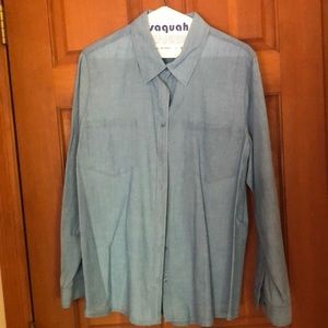 Chico’s 3 light chambray shirt